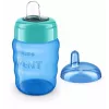 Philips AVENT Easy Sip ποτήρι εκμάθησης, 9M+, 260 ml, στόμιο σιλικόνης, μπλε