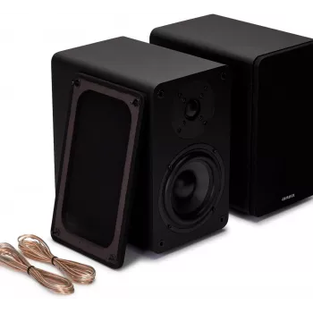 AIWA Hi-Fi 2.0 ενεργά ηχεία ραφιού 2x70W RMS, μαύρα