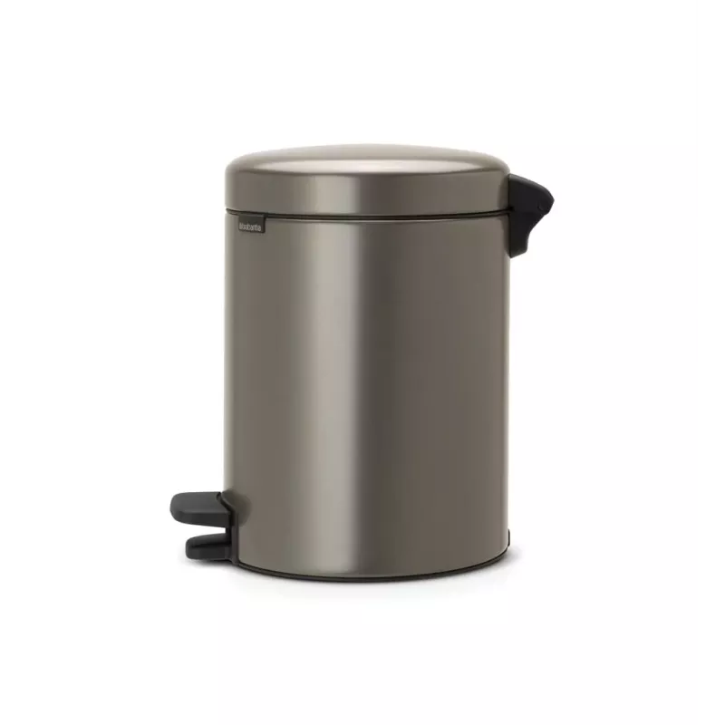 Brabantia NewIcon 5 λίτρων κάδος με πεντάλ, Platinum