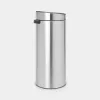 Brabantia Touch Bin 30L κάδος απορριμμάτων, Matt Steel