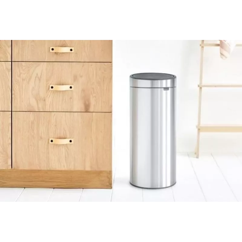 Brabantia Touch Bin 30L κάδος απορριμμάτων, Matt Steel