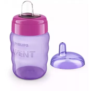 Philips AVENT Easy Sip ποτηράκι εκμάθησης 9m+ 260ml σιλικονούχο στόμιο ροζ