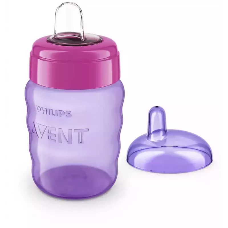 Philips AVENT Easy Sip ποτηράκι εκμάθησης 9m+ 260ml σιλικονούχο στόμιο ροζ