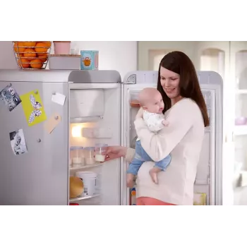 Philips Avent δοχεία αποθήκευσης μητρικού γάλακτος και βρεφικής τροφής 180 ml (συσκευασία 5 τεμ.) με καπάκια