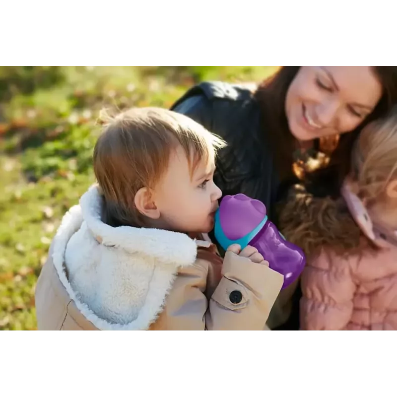 Philips Avent Bendy Straw Ποτήρι 200 ml, 9m+, Μωβ