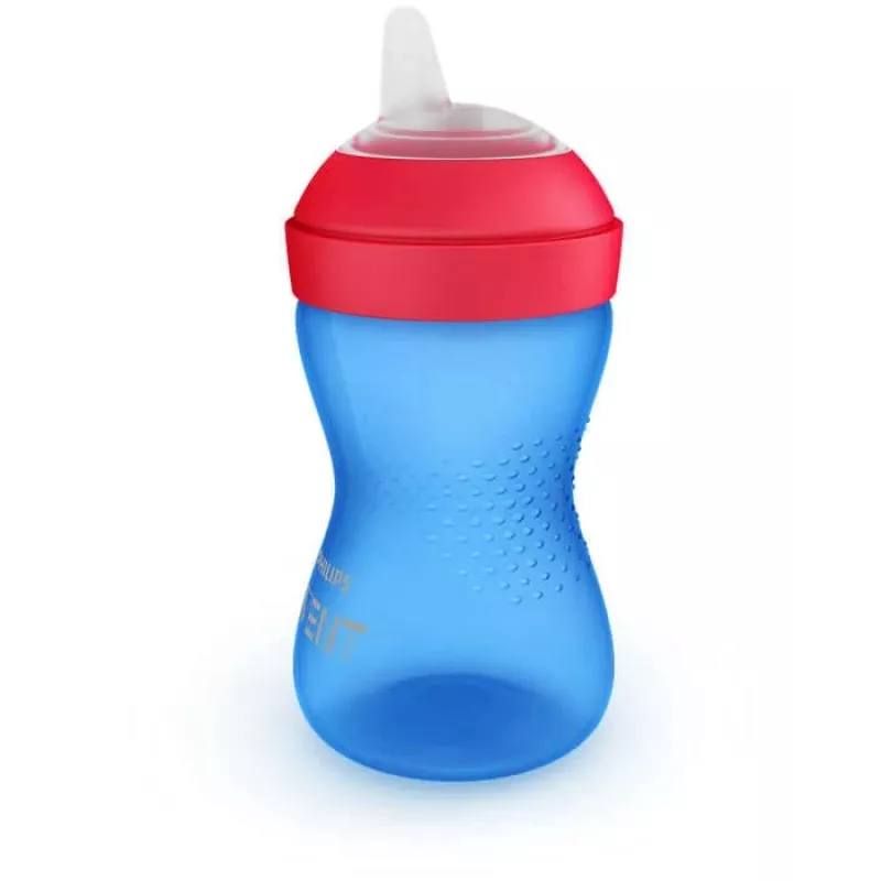 Philips Avent My Grippy Ποτήρι Εκμάθησης με Μαλακό Στόμιο 300ml, 9M+, Μπλε