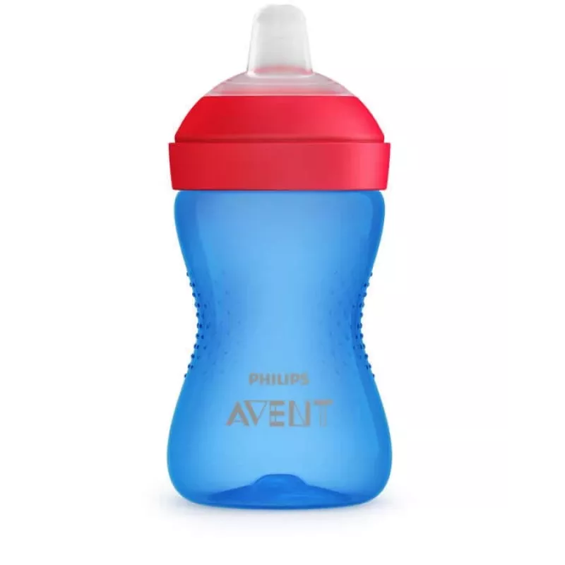 Philips Avent My Grippy Ποτήρι Εκμάθησης με Μαλακό Στόμιο 300ml, 9M+, Μπλε