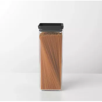 Brabantia Τετράγωνο Δοχείο Αποθήκευσης 2,5L Σκούρο Γκρι