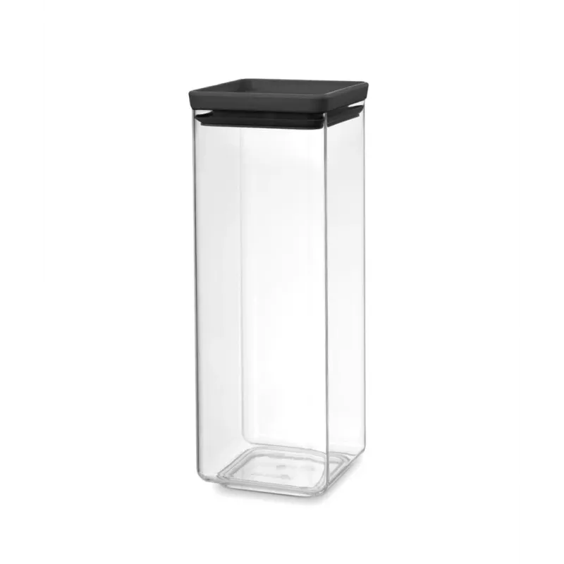 Brabantia Τετράγωνο Δοχείο Αποθήκευσης 2,5L Σκούρο Γκρι