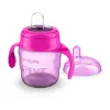 Philips AVENT Easy Sip Ποτήρι Εκμάθησης με Λαβές, 6M+, 200 ml, Σιλικόνης, Ροζ