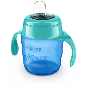 Philips AVENT Easy Sip Ποτήρι Εκμάθησης με Λαβές, 6M+, 200ml, Σιλικόνης, Πράσινο
