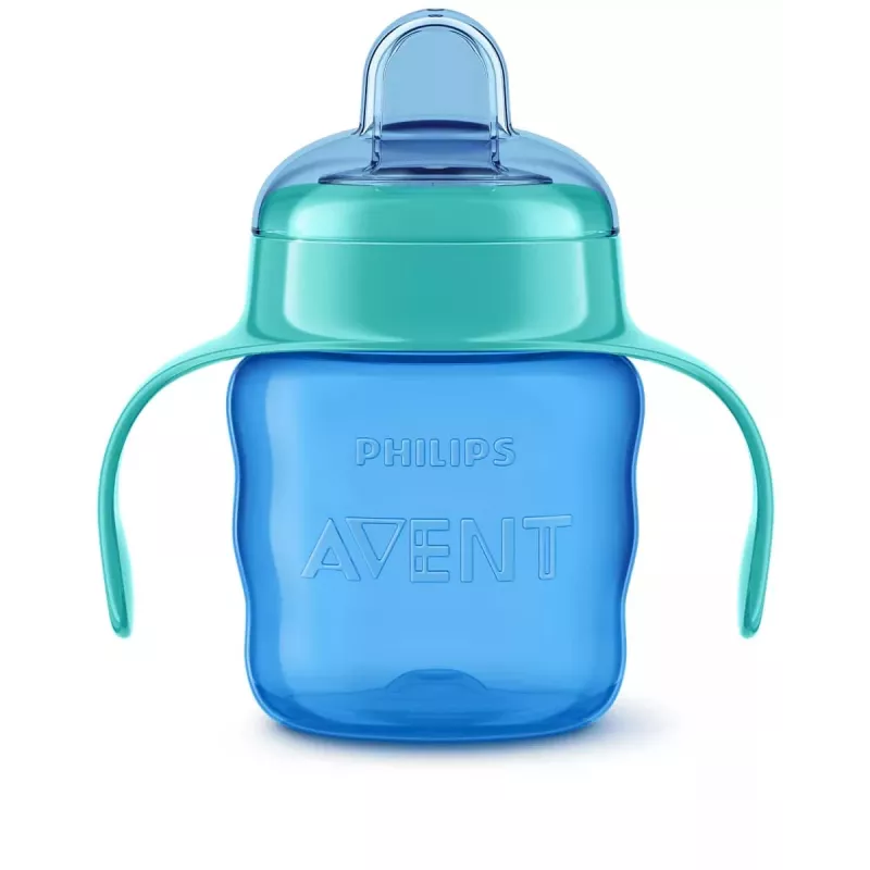 Philips AVENT Easy Sip Ποτήρι Εκμάθησης με Λαβές, 6M+, 200ml, Σιλικόνης, Πράσινο