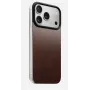 NOMAD Magnetic Leather Back για iPhone 17 Pro MagSafe-συμβατό Horween Δέρμα Rustic Brown