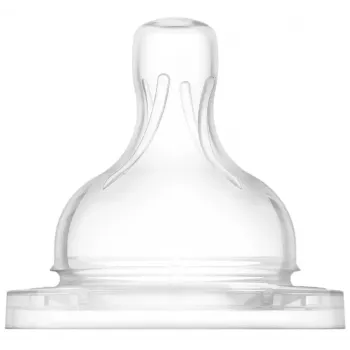Philips AVENT Anti-Kolik Θηλές Σιλικόνης Μπιμπερό 1M+, Αργή Ροή, Συσκευασία 2 τεμ.