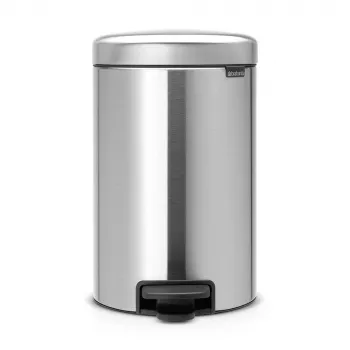 Brabantia NewIcon κάδος απορριμμάτων με πεντάλ 12L Matt Steel