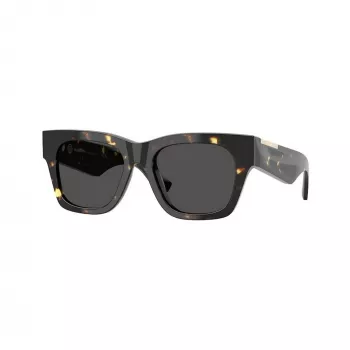Burberry BE4424-410687 γυναικείο γυαλιά ηλίου, Cat Eye, διαφανές γκρι σκελετό, σκούρο γκρι φακούς, 52/18/130 mm