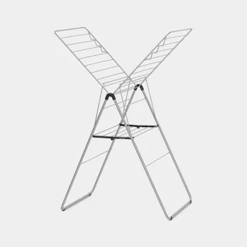Brabantia HangOn επιτοίχια απλώστρα, 20 m, Metallic Grey