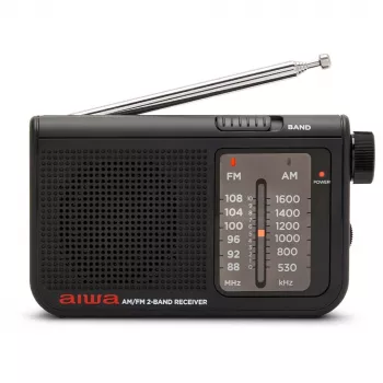 AIWA RS-55/BK φορητό αναλογικό ραδιόφωνο τσέπης AM/FM, μαύρο