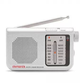 AIWA RS-55/SL φορητό αναλογικό ραδιόφωνο τσέπης AM/FM, γκρι
