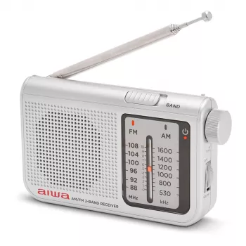 AIWA RS-55/SL φορητό αναλογικό ραδιόφωνο τσέπης AM/FM, γκρι