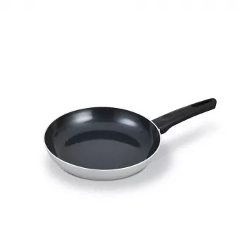 Brabantia Indu+ τηγάνι 24 cm, αντικολλητικό, ανοιχτό γκρι