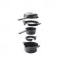 Brabantia All-in-One σετ κατσαρόλας και τηγανιού, μαύρο
