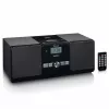 Lenco MC-030BK Μικροσύστημα μουσικής με Bluetooth, CD, ραδιόφωνο FM, USB, AUX, μαύρο