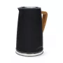 Gastronoma 18130006 Ηλεκτρικός βραστήρας, 1,7 L, 2200 W, ανοξείδωτος χάλυβας, μαύρος, ασύρματος, βάση 360°