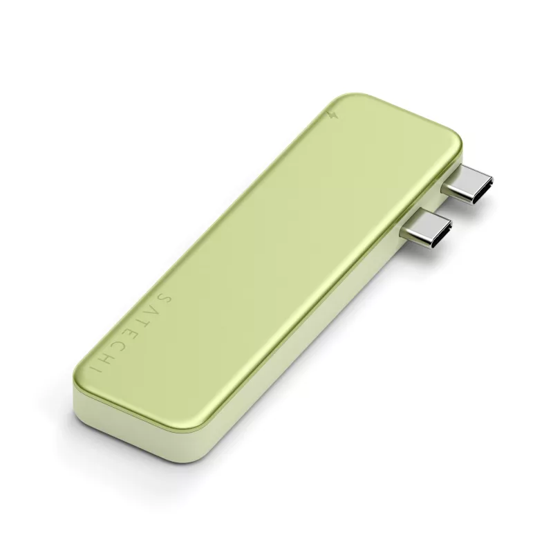 Satechi USB-C Snap Hub – multiport adapter με 4K HDMI, 5Gbps USB, αναγνώστη καρτών, 45W PD (Citrus)