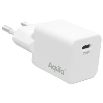 Aqiila Chargebird W1 20W USB-C Φορτιστής τοίχου Λευκό AQWCW1PBI20W898
