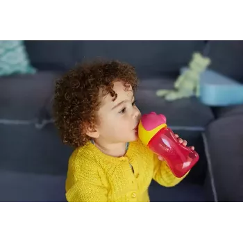Philips Avent Ποτήρι με καλαμάκι με εύκαμπτο καλαμάκι, 300 ml, 12m+, Ροζ