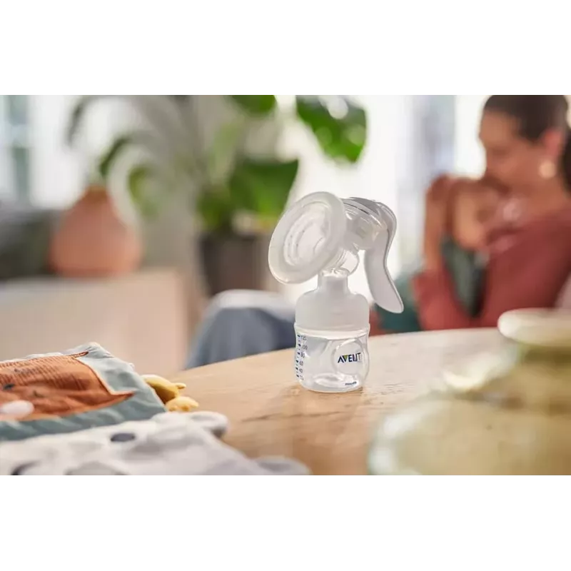 Philips Avent Lotus χειροκίνητο θήλαστρο με 3 δοχεία αποθήκευσης και αντάπτορα