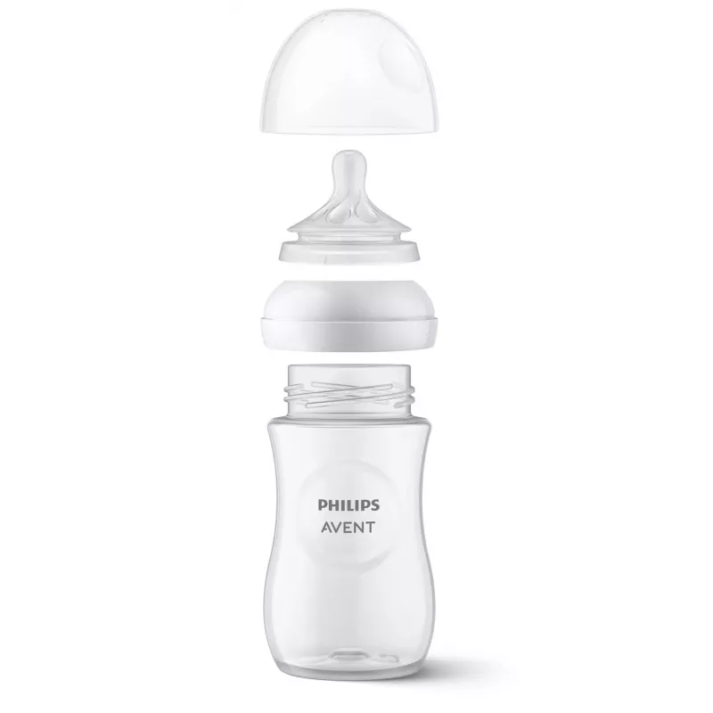 Philips Avent Natural Response μπιμπερό Giraffe 260 ml, μεσαία θηλή, 1m+