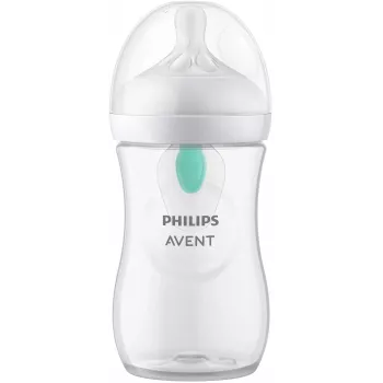 Philips Avent Natural Response αντι-κολικού μπιμπερό με βαλβίδα AirFree 260 ml, μεσαία θηλή, 1M+
