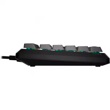CORSAIR K55 Core RGB μεμβρανικό gaming πληκτρολόγιο, δυναμικό 3-ζωνικό RGB, 6 πλήκτρα macro, αφαιρούμενο στήριγμα παλάμης, USB ενσύρματο, μαύρο/γκρι