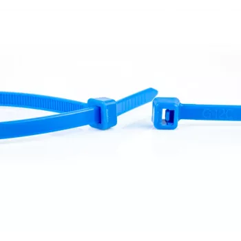 WKK μπλε δεματικά καλωδίων 100 x 2,5 mm, 100 τεμ., πολυαμίδιο 6.6 11032671
