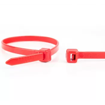 WKK Κόκκινα δεματικά καλώδίων 200 x 4,8 mm, συσκευασία 100 τεμ. 110126271