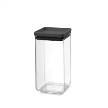 Brabantia Make & Take ορθογώνιο δοχείο τροφίμων 1,6 L σκούρο γκρι