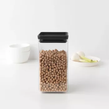 Brabantia Make & Take ορθογώνιο δοχείο τροφίμων 1,6 L σκούρο γκρι