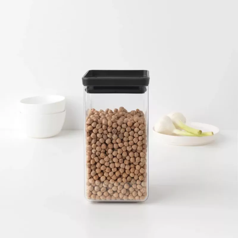 Brabantia Make & Take ορθογώνιο δοχείο τροφίμων 1,6 L σκούρο γκρι