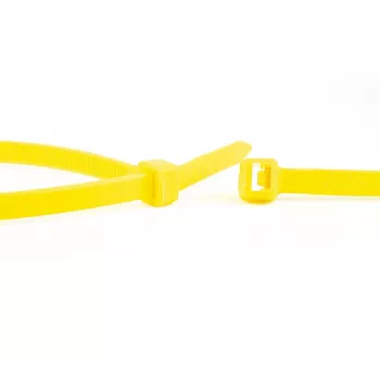 WKK Κίτρινα νάιλον δεματικά καλώδίων 100 x 2,5 mm, συσκευασία 100 τεμ. 11032471