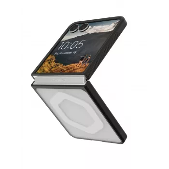 UAG Mouve θήκη με μαγνητικό module για Samsung Galaxy Z Flip8, Ice (Διαφανές)/Μαύρο 214561114343