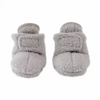 Lodger Slipper Teddy βρεφικές παντόφλες, Storm, 6-12 μηνών, αντιολισθητικές