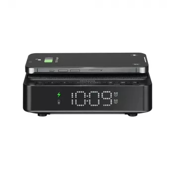 AIWA CR-30/BK Ψηφιακό ξυπνητήρι με οθόνη LED, ραδιόφωνο FM/PLL, Μαύρο