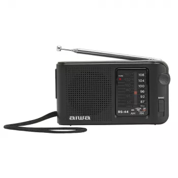 AIWA RS-44 ραδιόφωνο τσέπης AM/FM, Μαύρο