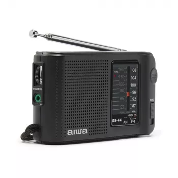 AIWA RS-44 ραδιόφωνο τσέπης AM/FM, Μαύρο