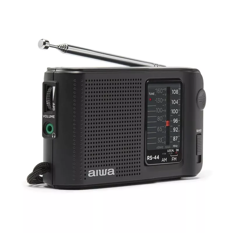 AIWA RS-44 ραδιόφωνο τσέπης AM/FM, Μαύρο