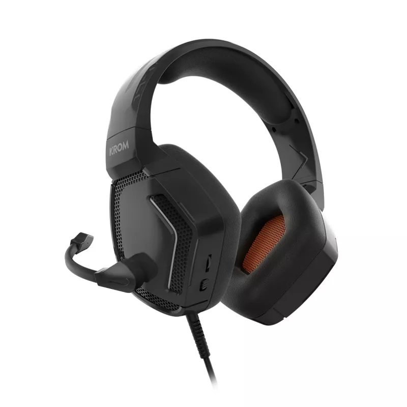 KROM KOPA PRO Ενσύρματα Ακουστικά Gaming - Μαύρο NXKROMKOPAPRO