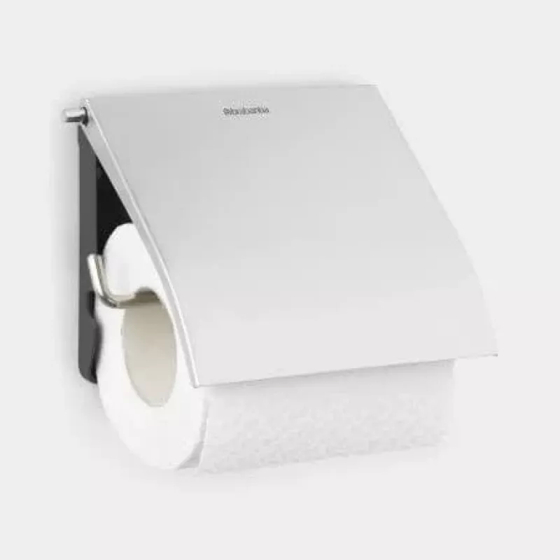 Brabantia 385322 Επιτοίχιος Θήκη Χαρτιού Υγείας, Ματ Ατσάλι