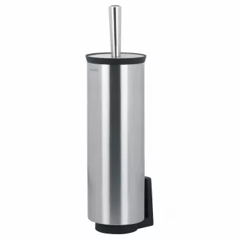 Brabantia ReNew Βούρτσα Τουαλέτας και Βάση, Ματ Ατσάλι, Επιτοίχια ή Ελεύθερη Τοποθέτηση, Αντικαταστάσιμη Κεφαλή Βούρτσας